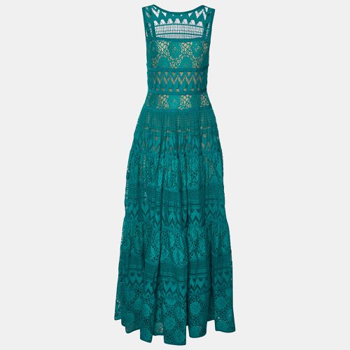 Lace Sleeveless Maxi Dress S - Elie Saab - Modalova