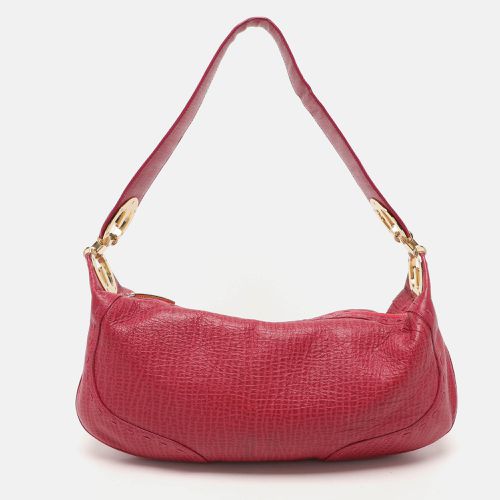 Textured Leather Shoulder Bag - Escada - Modalova