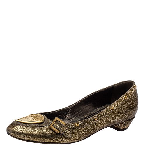 Leather Embellished Studs Ballet Flats Size 38 - Etro - Modalova