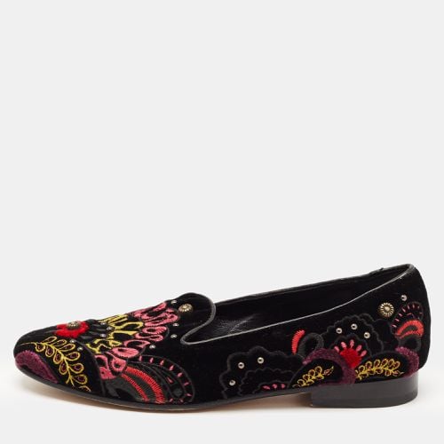 Embroidered Velvet Smoking Slippers Size 37 - Etro - Modalova