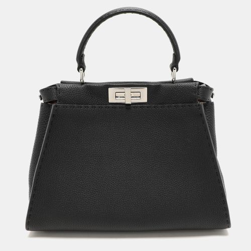 Selleria Leather Medium Iconic Peekaboo Top Handle Bag - Fendi - Modalova