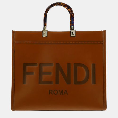 Calf Leather Sunshine Shopping Bag - Fendi - Modalova