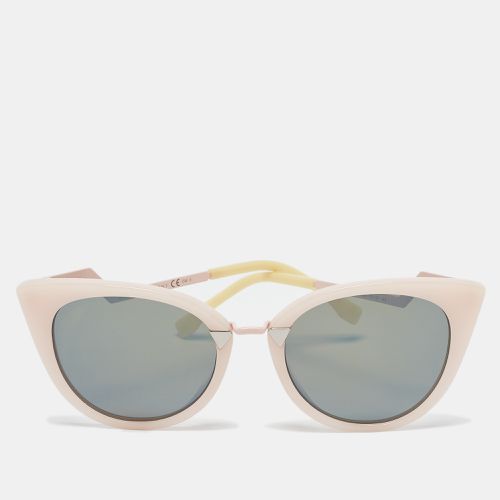 Pink/ Mirrored FF0118/S Cat-Eye Sunglasses - Fendi - Modalova