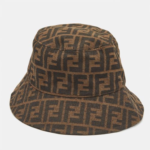 Vintage Zucca Jacquard Bucket Hat - Fendi - Modalova