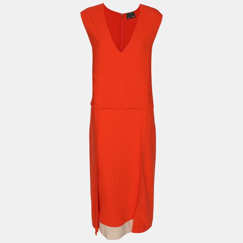 Fendi Orange Viscose Midi Dress L - Fendi - Modalova