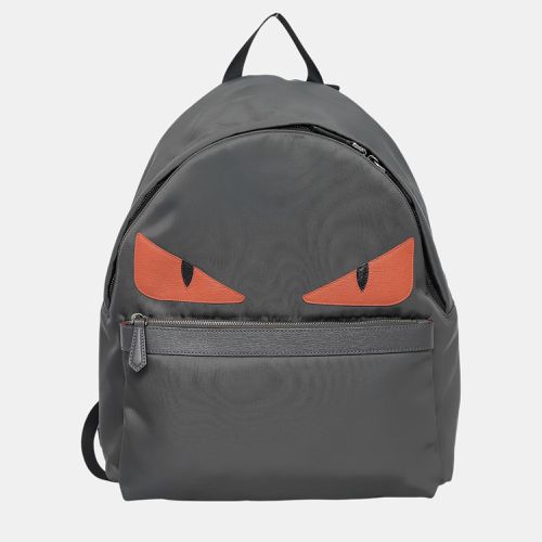 Nylon Vitello Century Dolce Monster Eyes Rounded Backpack - Fendi - Modalova