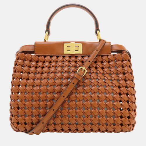 Fendi Peekaboo Calf Handbag - Fendi - Modalova