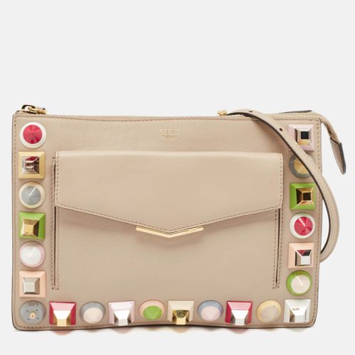 Leather Rainbow Stud Crossbody Bag - Fendi - Modalova