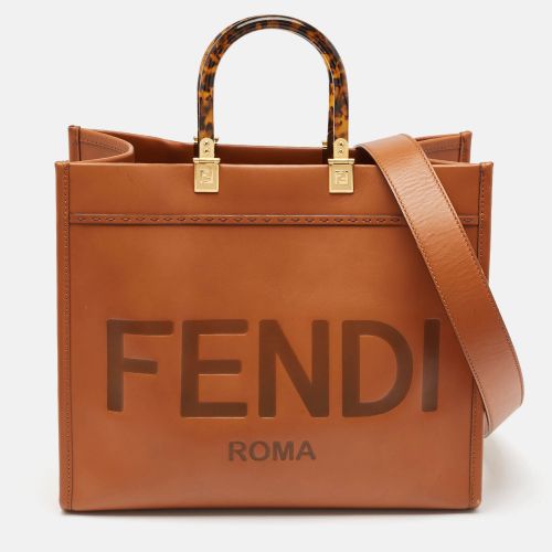 Leather Medium Sunshine Tote - Fendi - Modalova