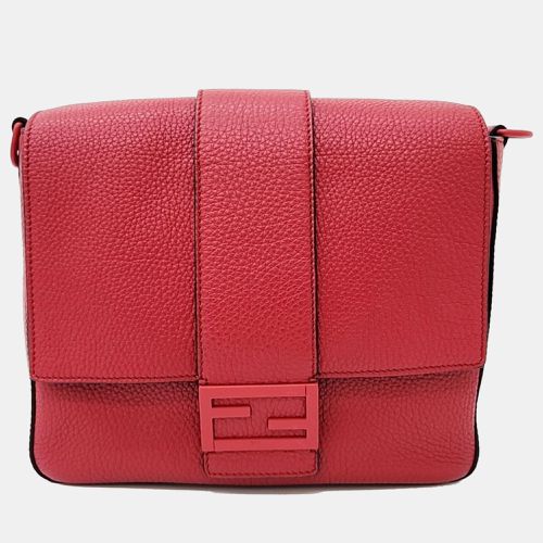 Baguette Leather Medium Messenger Bag - Fendi - Modalova