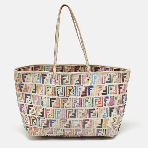 Zucca Coated Canvas Large Roll Tote - Fendi - Modalova