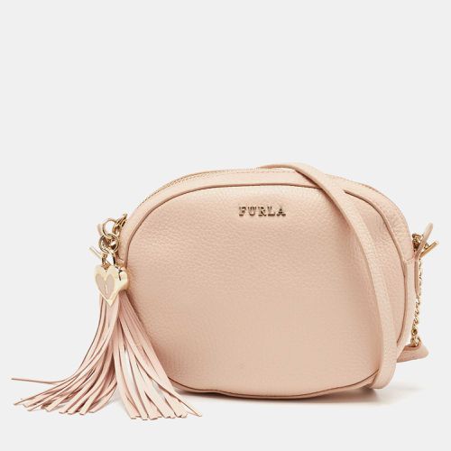 Blush Leather Mini Cara Crossbody Bag - Furla - Modalova