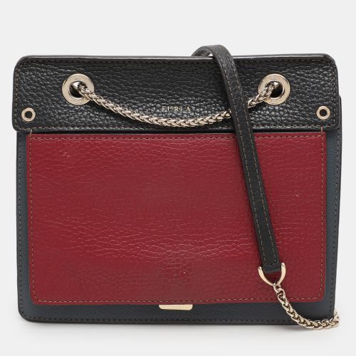 Tricolor Leather Like Crossbody Bag - Furla - Modalova