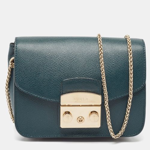 Leather Mini Metropolis Chain Crossbody Bag - Furla - Modalova