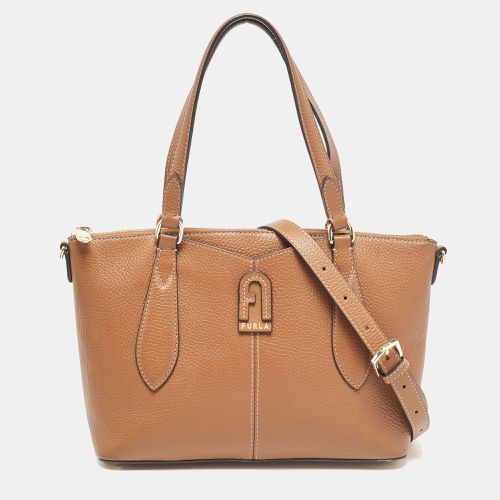 Furla Brown Leather Dafne Satchel - Furla - Modalova