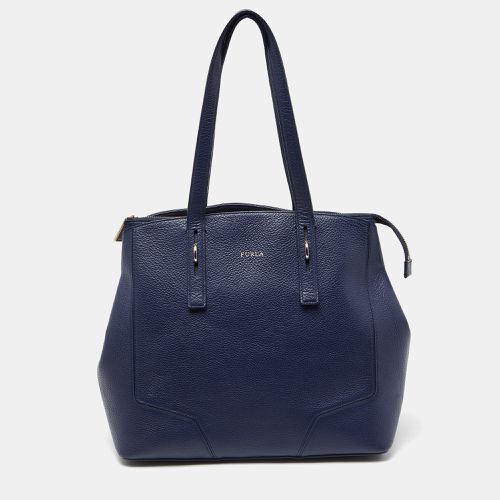 Leather Top Zip Satchel - Furla - Modalova