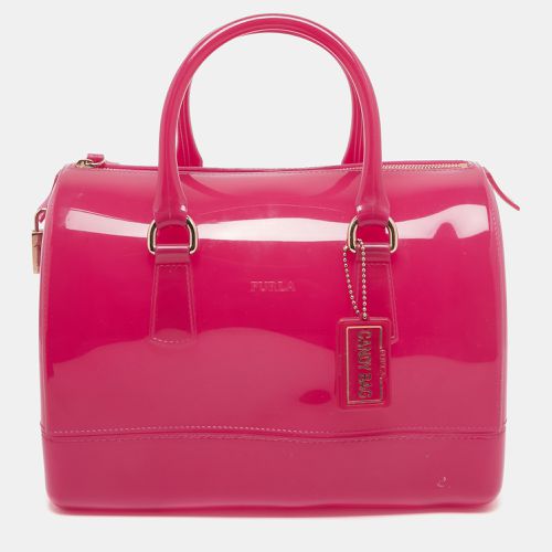 Furla Fuchsia Rubber Candy Satchel - Furla - Modalova