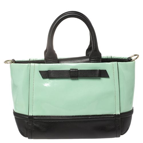 Mint /Black Patent and Leather Chelsea Park Gigi Tote - Kate Spade - Modalova