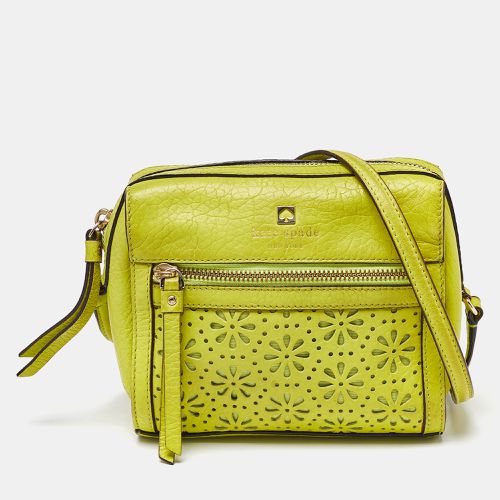 Leather Floral Lasercut Crossbody Bag - Kate Spade - Modalova