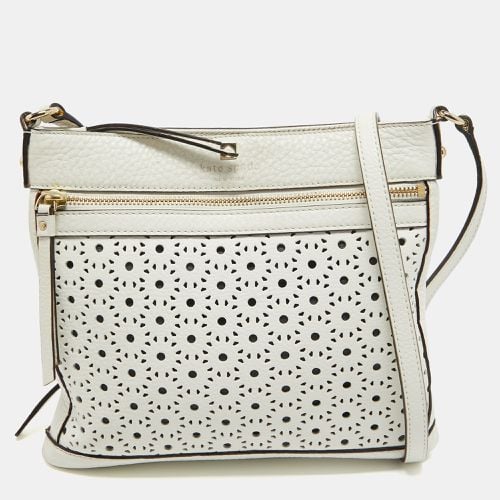 Leather Lasercut Messenger Bag - Kate Spade - Modalova