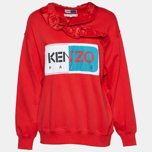 La Collection Memento N°1 Cotton Ruffled Neck Sweatshirt S - Kenzo - Modalova