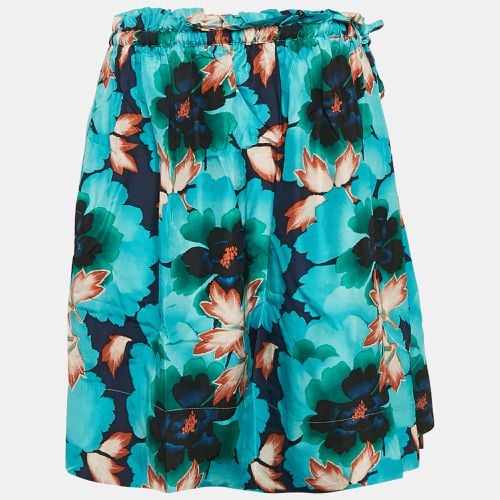 Floral Print Silk Midi Skirt M - Kenzo - Modalova