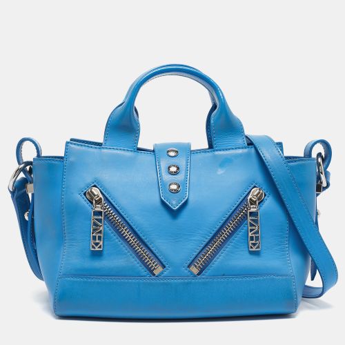 Marine Leather Mini Kalifornia Tote - Kenzo - Modalova