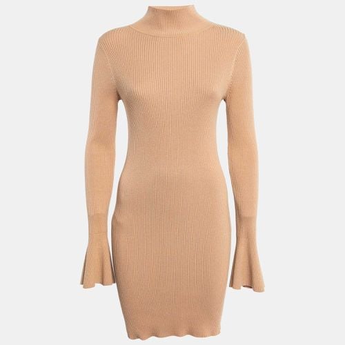 X Revolve Brown Rib Knit Turtleneck Bodycon Dress M - House Of Harlow 1960 - Modalova