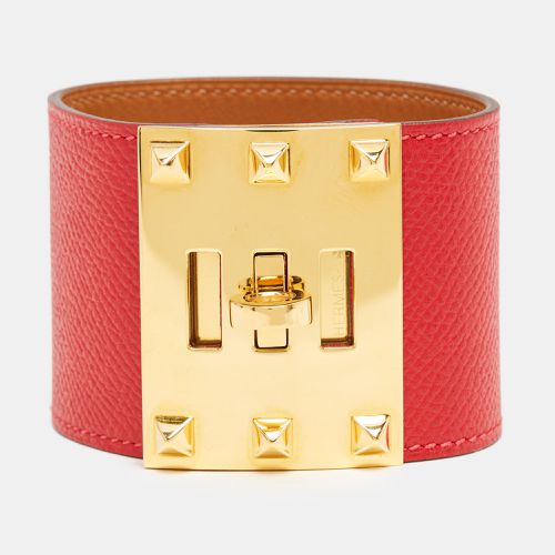 Hermès Kelly Dog Leather Gold Plated Bracelet - Hermes - Modalova