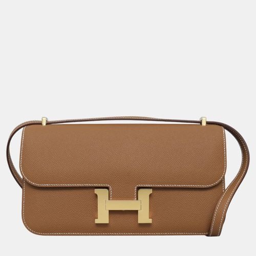 Gold Leather Constance Elan Bag - Hermes - Modalova