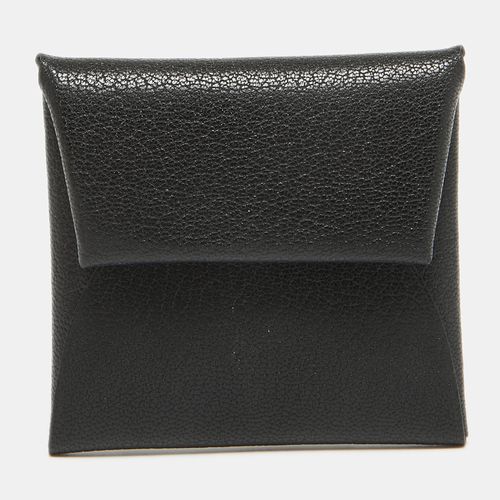 Noir Chevre Leather Bastia Change Purse - Hermes - Modalova