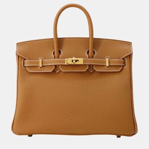 Gold Togo Leather Birkin bag Size 25 - Hermes - Modalova