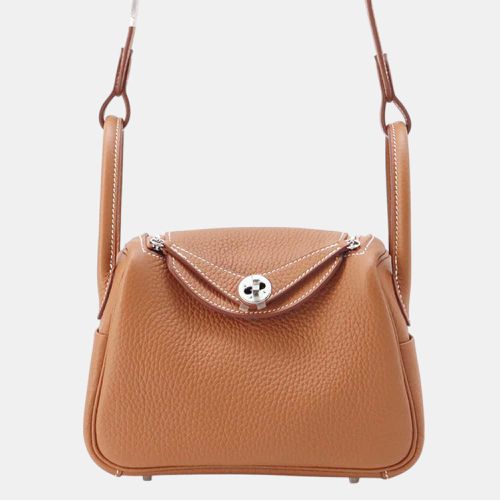 Lindy Gold Taurillon Clemence Size Mini - Hermes - Modalova