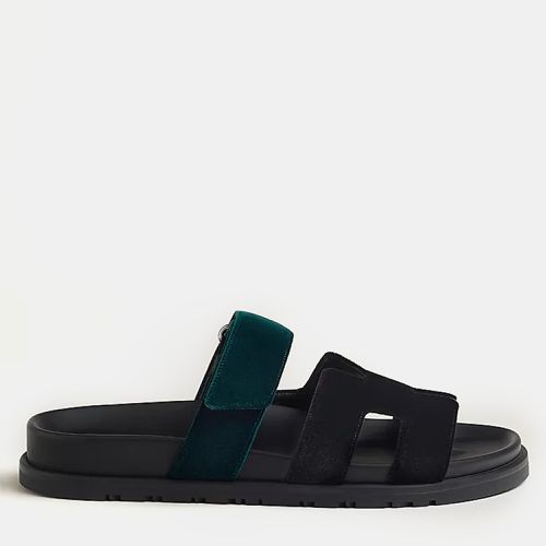 Noir-Vert Mousse Rubber Chypre Sandal - Hermes - Modalova