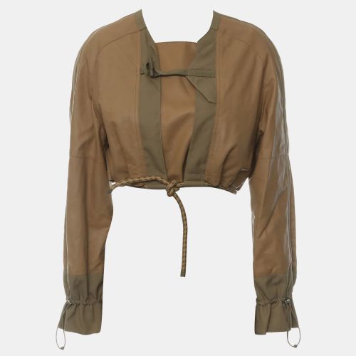Nomade Leather Crop Jacket M - Hermes - Modalova