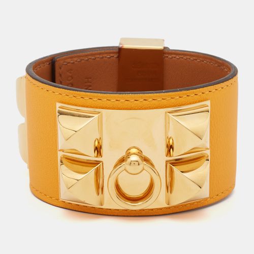 Collier De Chien Leather Plated Bracelet - Hermes - Modalova