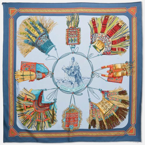 Silk Cuirs du Desert Scarf - Hermes - Modalova