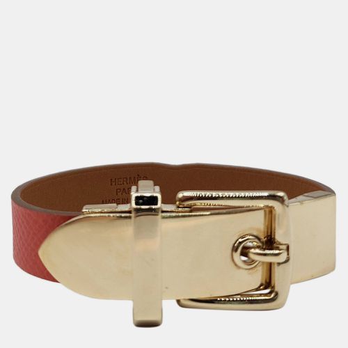 Java Epsom Leather Bracelet in GHW - Hermes - Modalova