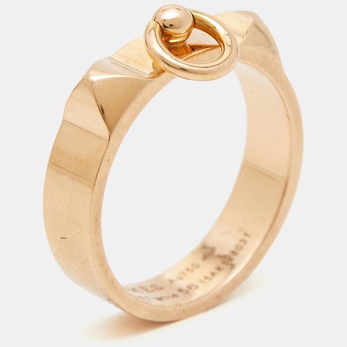 Collier de Chien 18k Rose Ring Size 56 - Hermes - Modalova