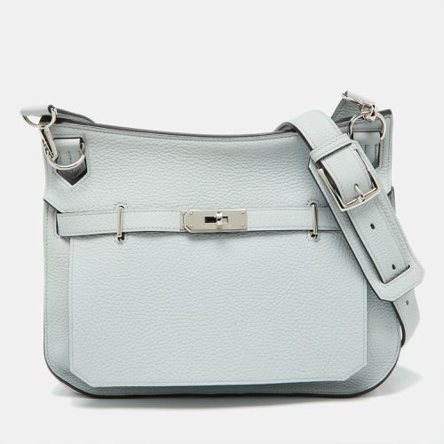 Hermès Pale Taurillon Clemence Leather Palladium Finish Jypsiere 28 Bag - Hermes - Modalova