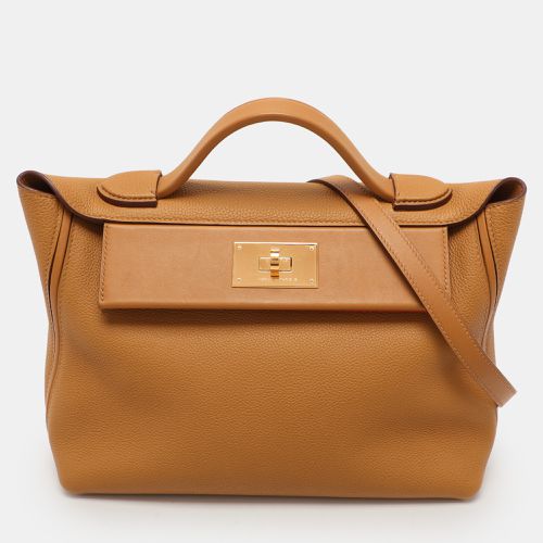 Jaune Ambre Togo and Swift Leather Gold Tone Finish 24/24 29 Bag - Hermes - Modalova