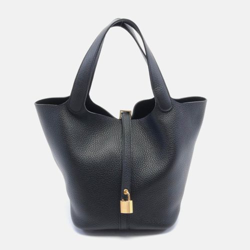 Leather Picotin Lock Mm Handbag - Hermes - Modalova