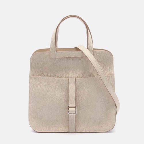 Ivory Leather Arzan Mini Handbag - Hermes - Modalova