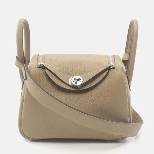 Leather Lindy Mini Shoulder Bag - Hermes - Modalova