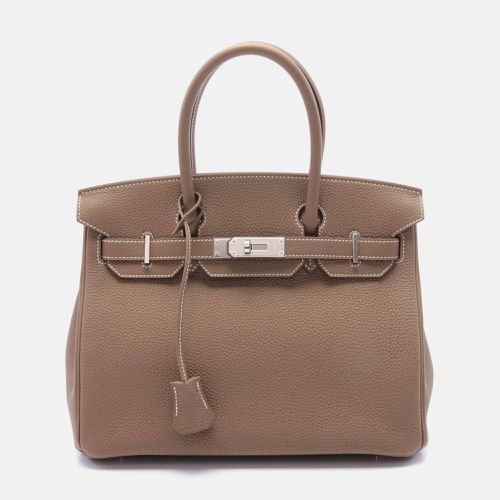 Leather Birkin 30 Togo Handbag - Hermes - Modalova