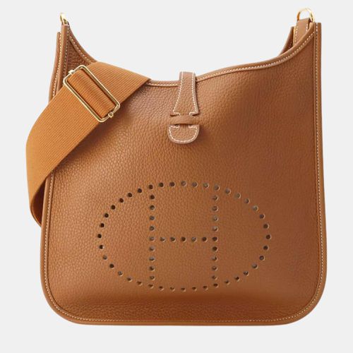 Evelyne 3 Gold Taurillon Clemence Size Pm - Hermes - Modalova