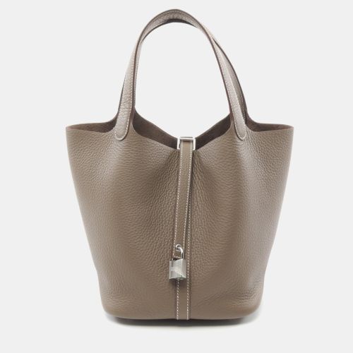 Leather Picotin Lock MM Tote Bag - Hermes - Modalova