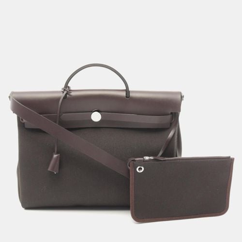 Vache Hunter and Leather Zip Messenger 39 Tote Bag - Hermes - Modalova