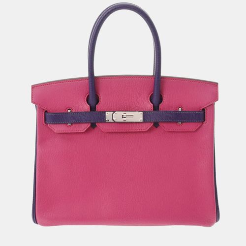 Birkin 30 SP Order Rose Shocking/Iris Palladium Hardware P Stamp (Around 2012) Ladies Chevre Handbag - Hermes - Modalova