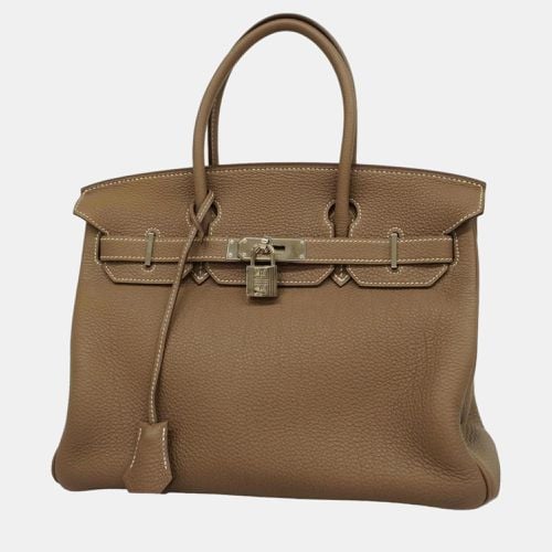 Etoupe Togo Leather Birkin 30 Tote Bag - Hermes - Modalova